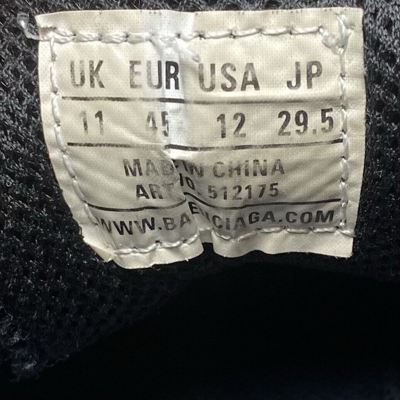 Balenciaga Triple S Silver Black Red Size 45 (US 12) - Picture 12 of 14